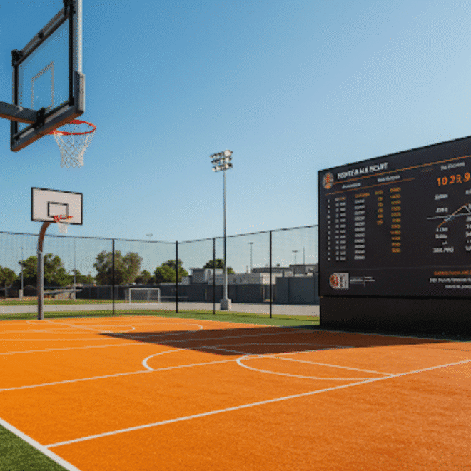 How much does a basketball court cost